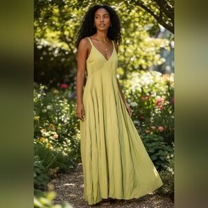 Lulu's Lime Green Maxi Dress